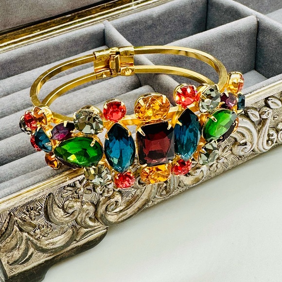 Vintage Fruit Salad Crystal Bracelet - Picture 12 of 12